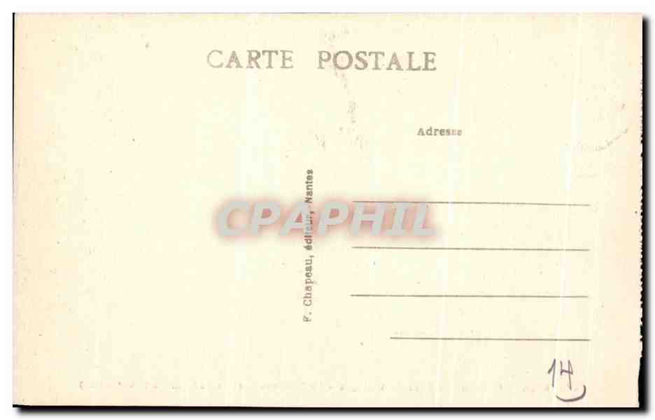 CPA Nantes Chateau Des Ducs De Bretagne La Salle Basse De La Tour Du Port — Rückseite