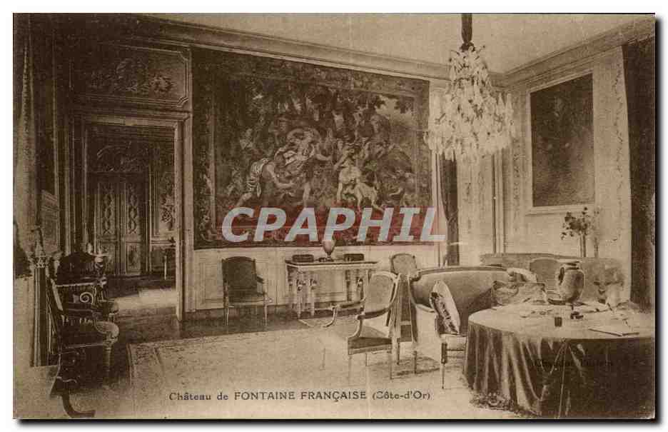 CPA Chateau De Fontaine Francaise