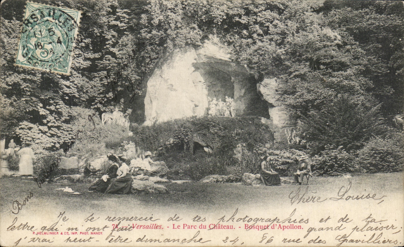CPA Versailles Le Parc de Chateau Bosquet d'Apollon