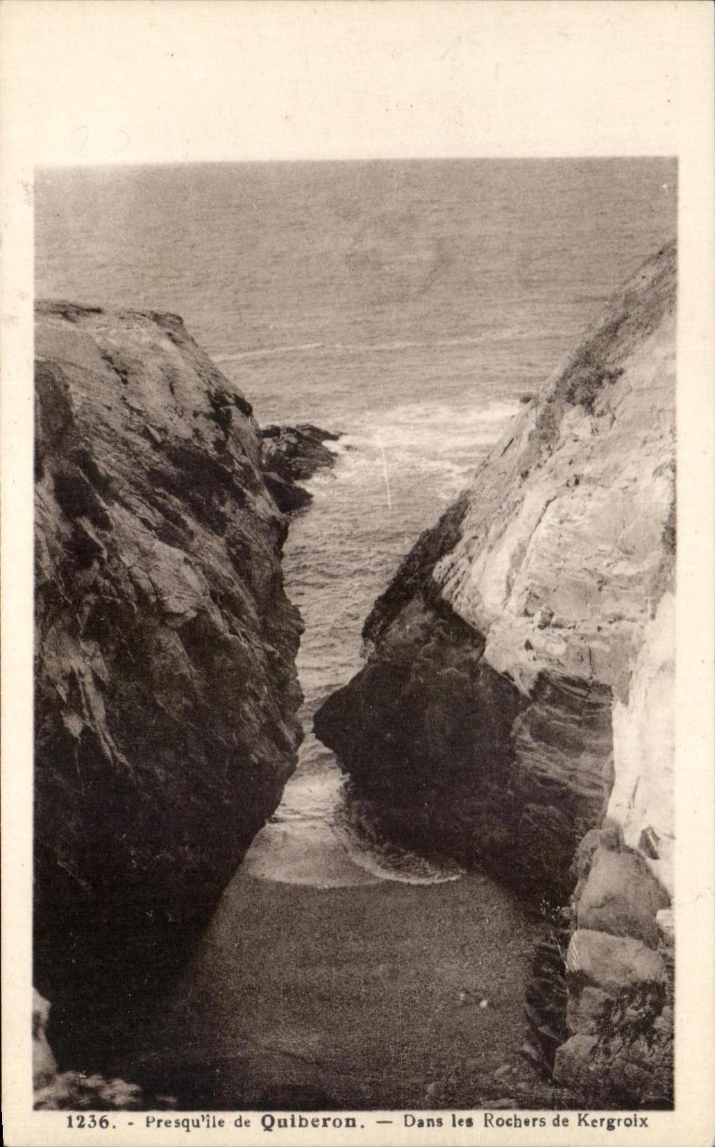 Presqu'île de Quiberon — Ansicht der Kergroix-Felsen — Laurent-Nel, Léenne