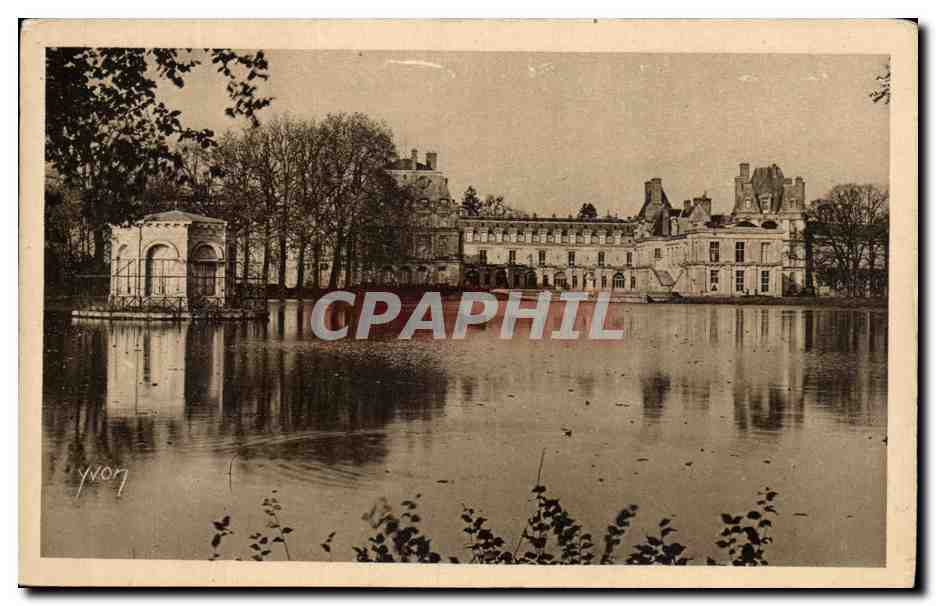 Palazzo di Fontainebleau — L'Étang aux Carpes — Edizione d'Arte YVON