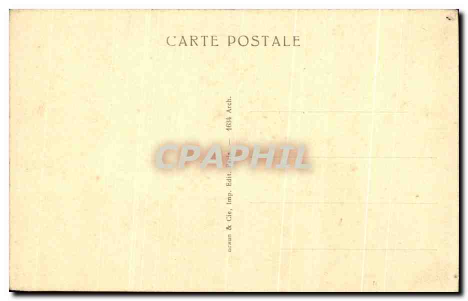 CPA Paris Goujon La Fontaine des Innocents — Verso