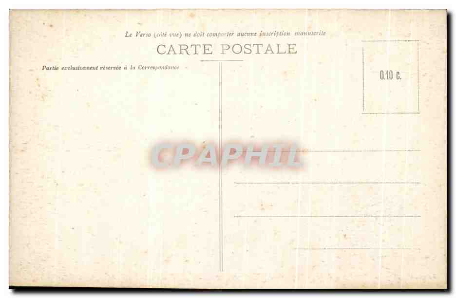 CPA Ferney Voltaire Ancienne Maison de Mme Denis et Orphelinat Saint Vincent de Paul — Rückseite