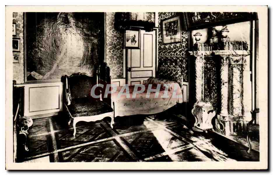 CPA Ferney Voltaire Au Chateau La chambre a coucher de Voitaire