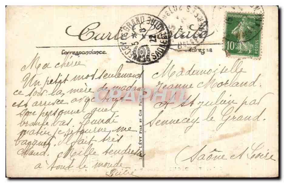 CPA Saint Jean De Luz Ciboure Le Phare Et La Rhune — Reverso