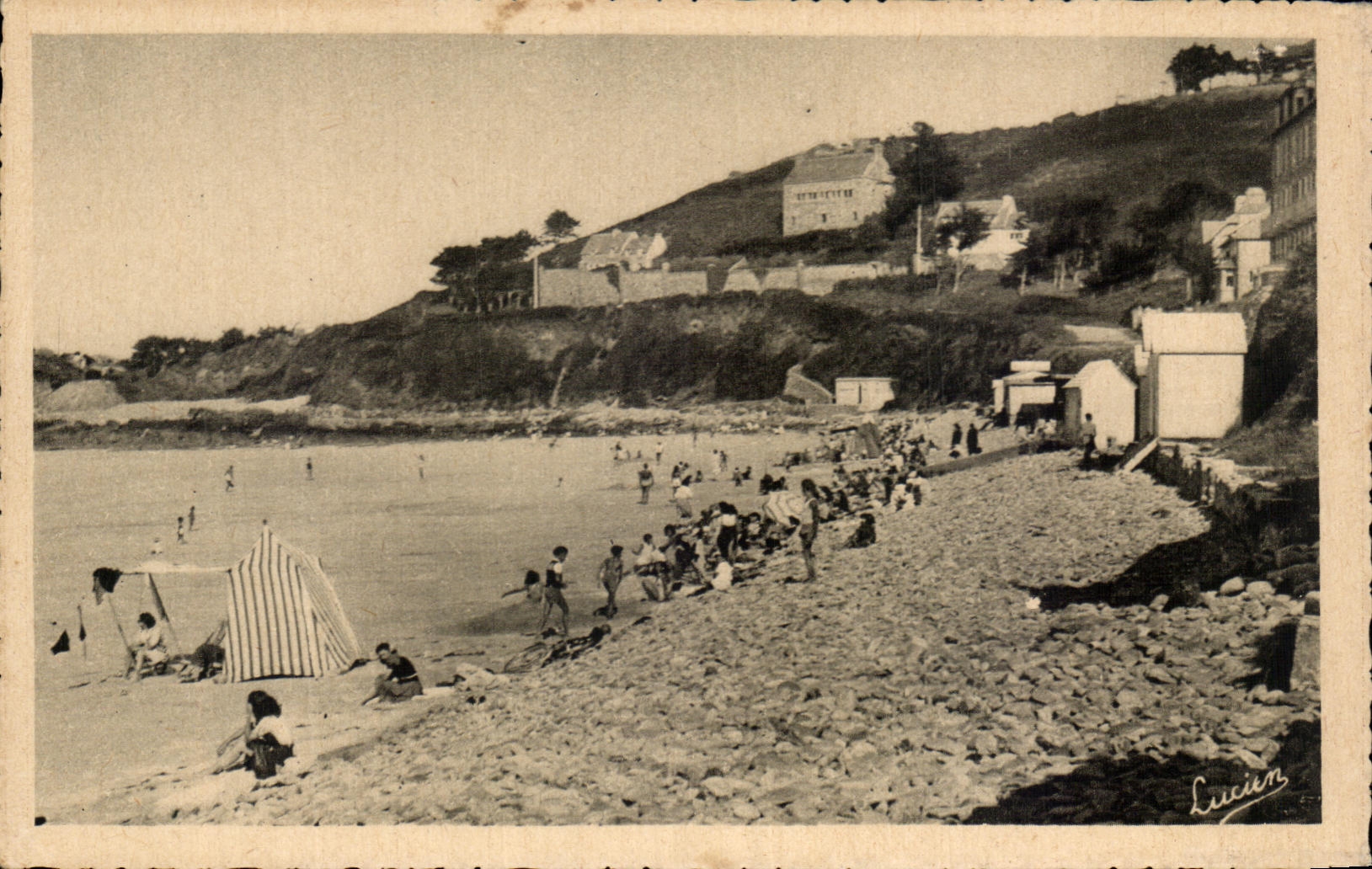 CPA Notre Belle Bretagne Perros Guirec Plage De Trestrignel