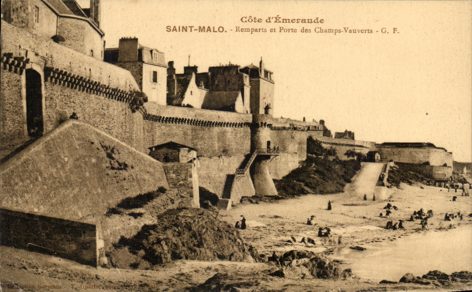 Saint-Malo — Costa de Esmeralda y Puerta de los Campos Verdes — G. F.