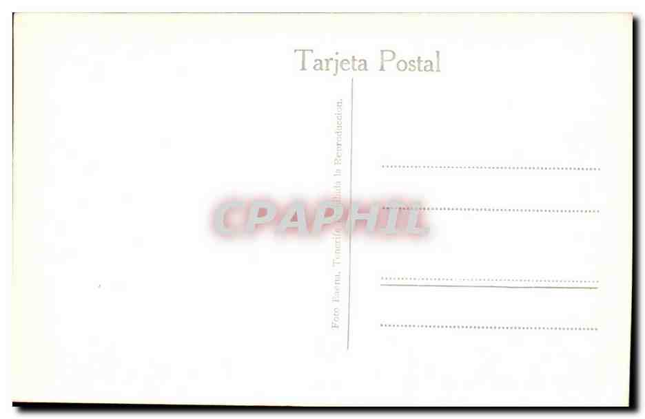CPA Tenerife valle de la Brotava — Verso