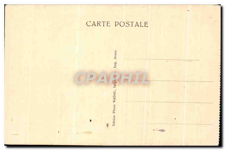 CPA Saigon Janlin Botanique Temple du souvenir Annamite Vue de face cote ouest Vietnam — Reverso