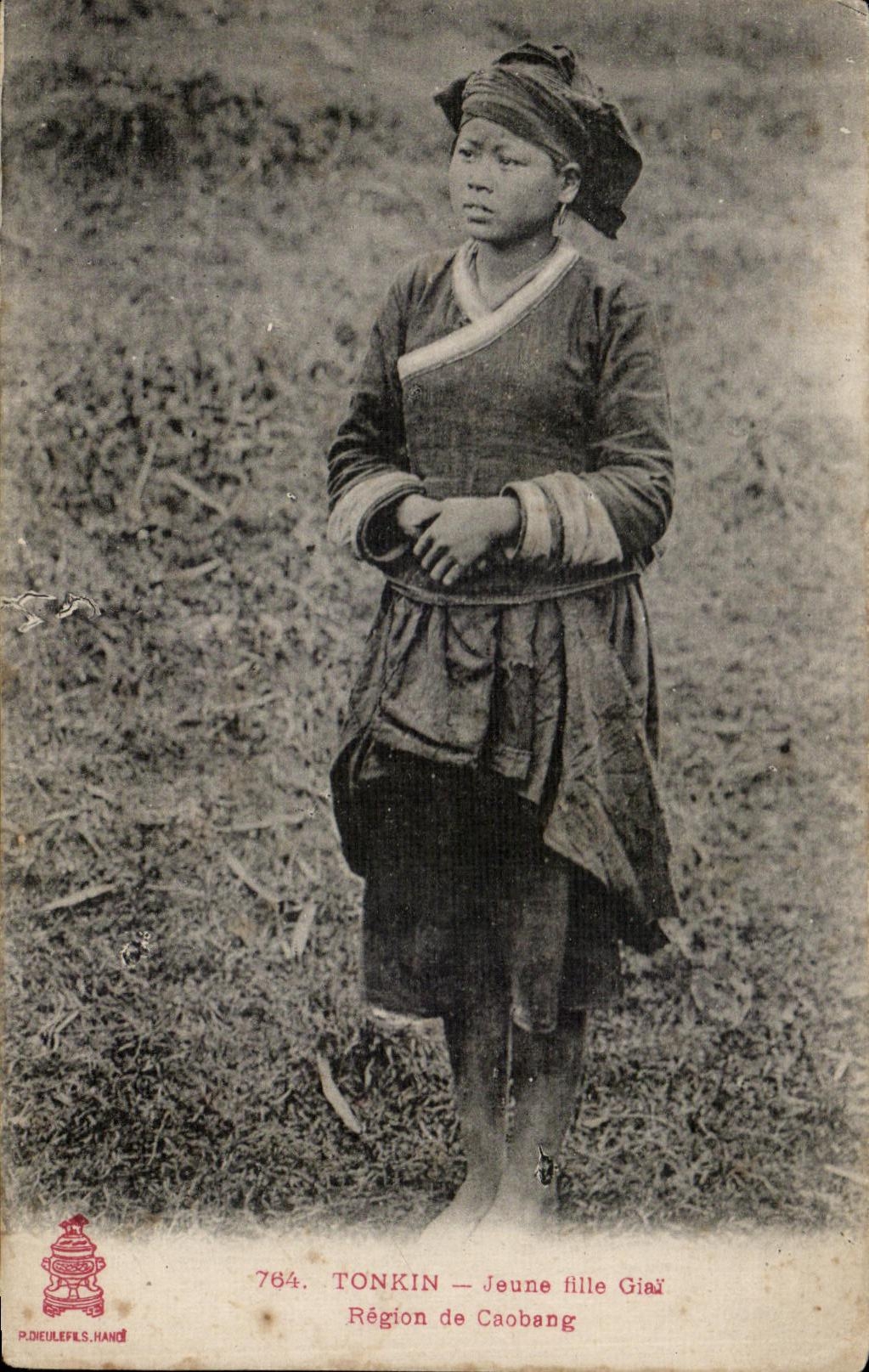CPA Tonkin Jeune Fille Giai Region de Caobang Vietnam TOP