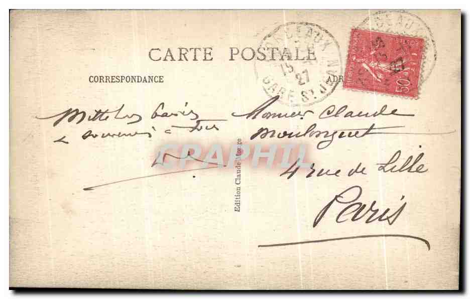 Rio de Janeiro (Brazil) — Canal do Mangue — Édition Claude Merle — Rückseite