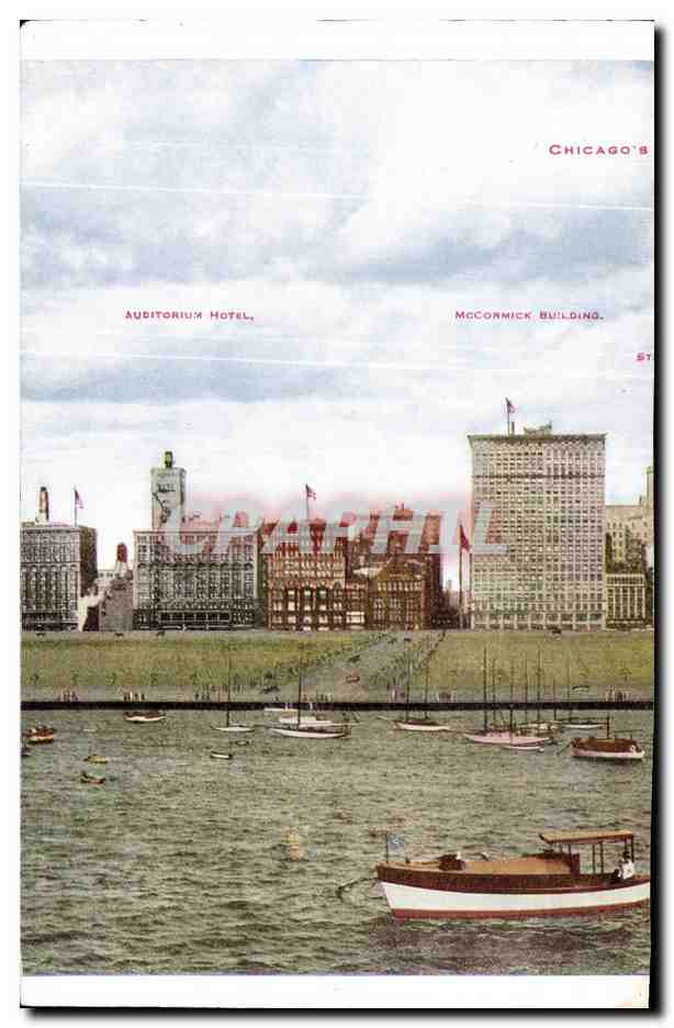 Boat Landing, Near East End — Municipal Pier, Chicago — éditeur inconnu — Rückseite