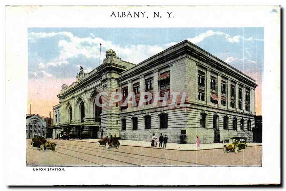 CPA Broadway Albany — Rückseite