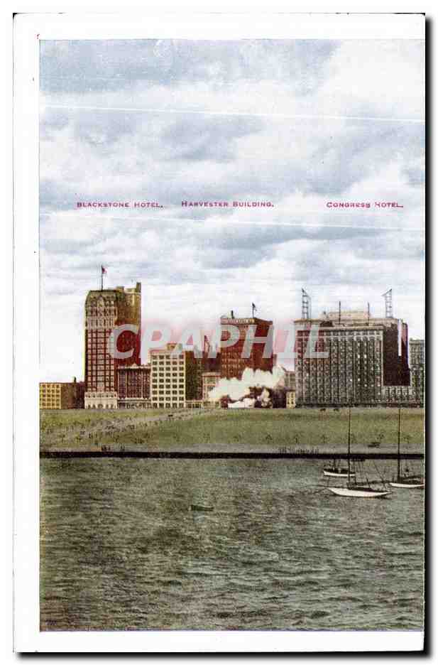 South Shore Country Club, Chicago — Panoramablick — unbekannter Verlag — Rückseite
