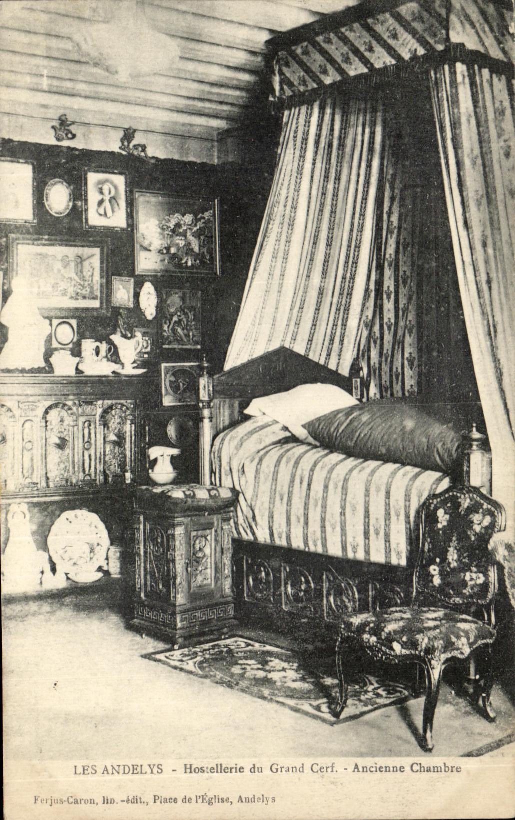 Les Andelys - Hostellerie du Grand Cerf - Ancienne Chambre