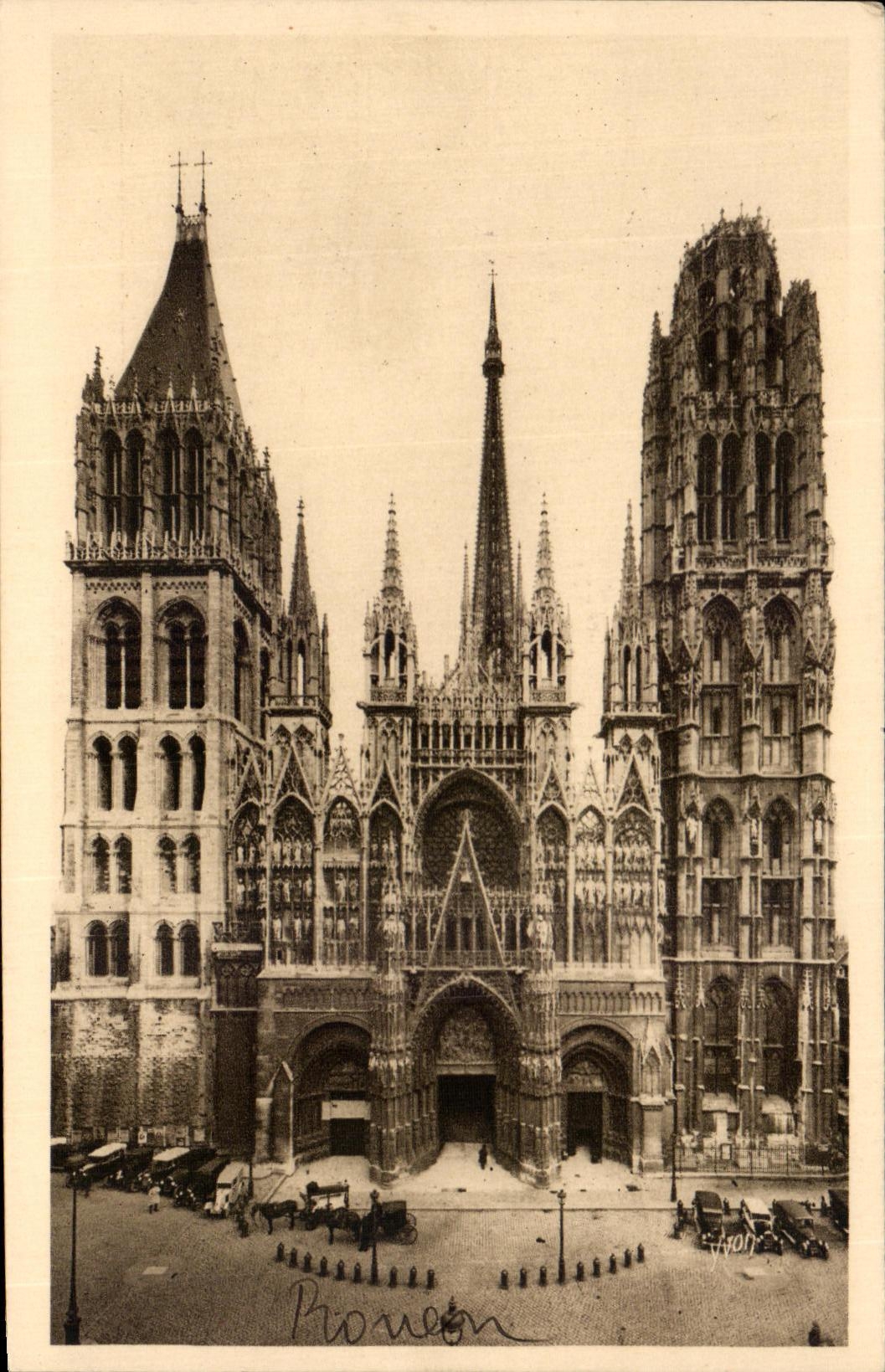 CPA Rouen La Cathedrale Notre Dame