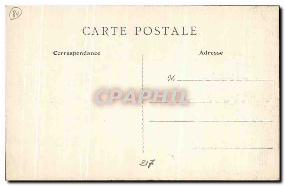 CPA Corbie Eglise Abbatiale Le Christ du Maitre Autel — Back