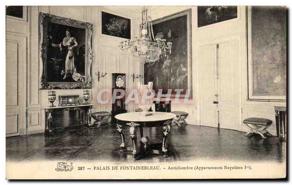 Paleis van Fontainebleau — Antekamer (Appartementen van Napoleon I) — CPAPHIL 287