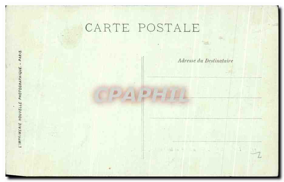 CPA Le Portel La Plage et les Falaises — Rückseite