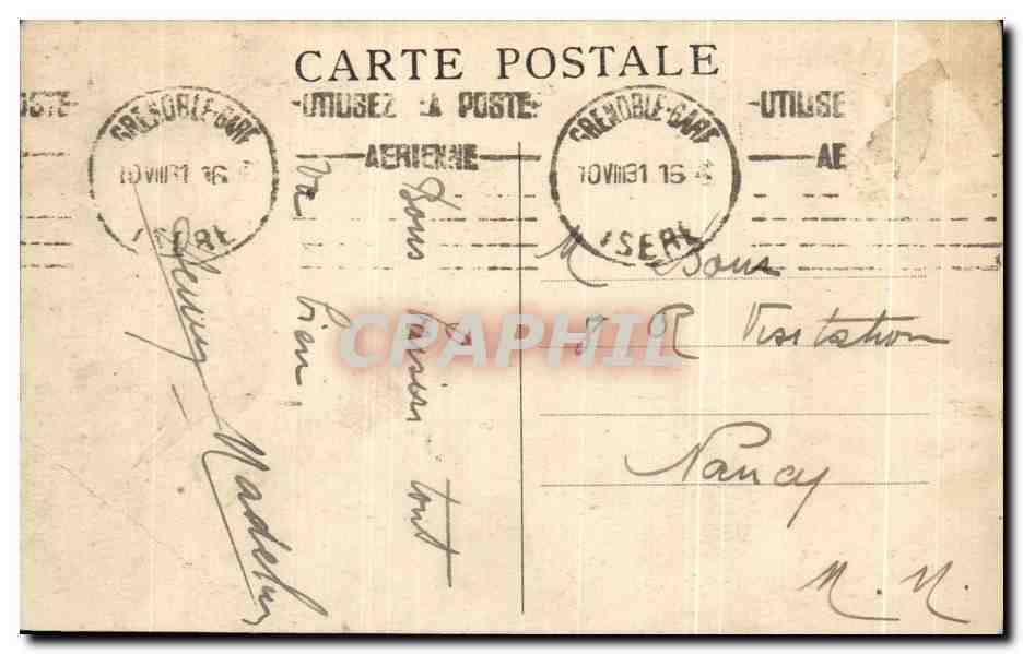 CPA Dauphine Route De La Grande Chartreuse LE Grand Logis — Reverso