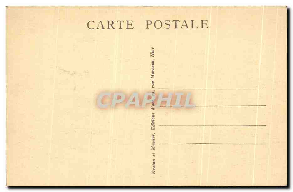 CPA La Cote D'Azur Cannes Sainte Marguerite Le Fort Et Le Port — Verso