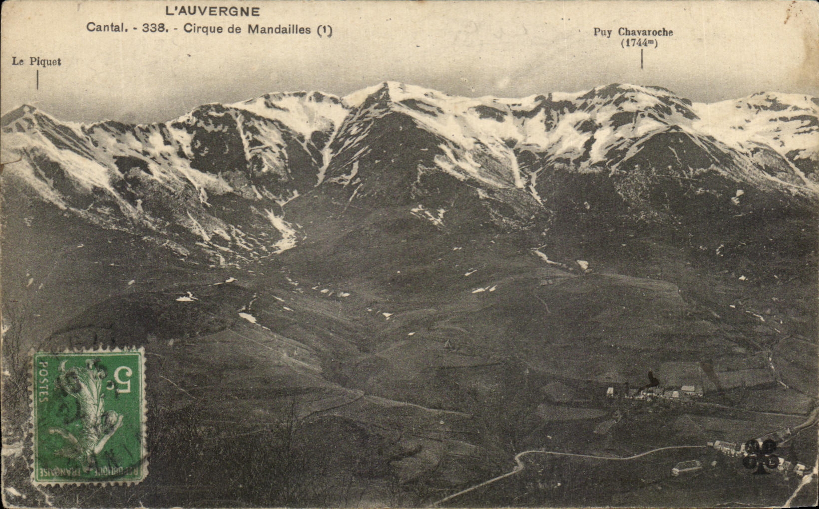 CPA L'Auvergne Cirque De Mandailles