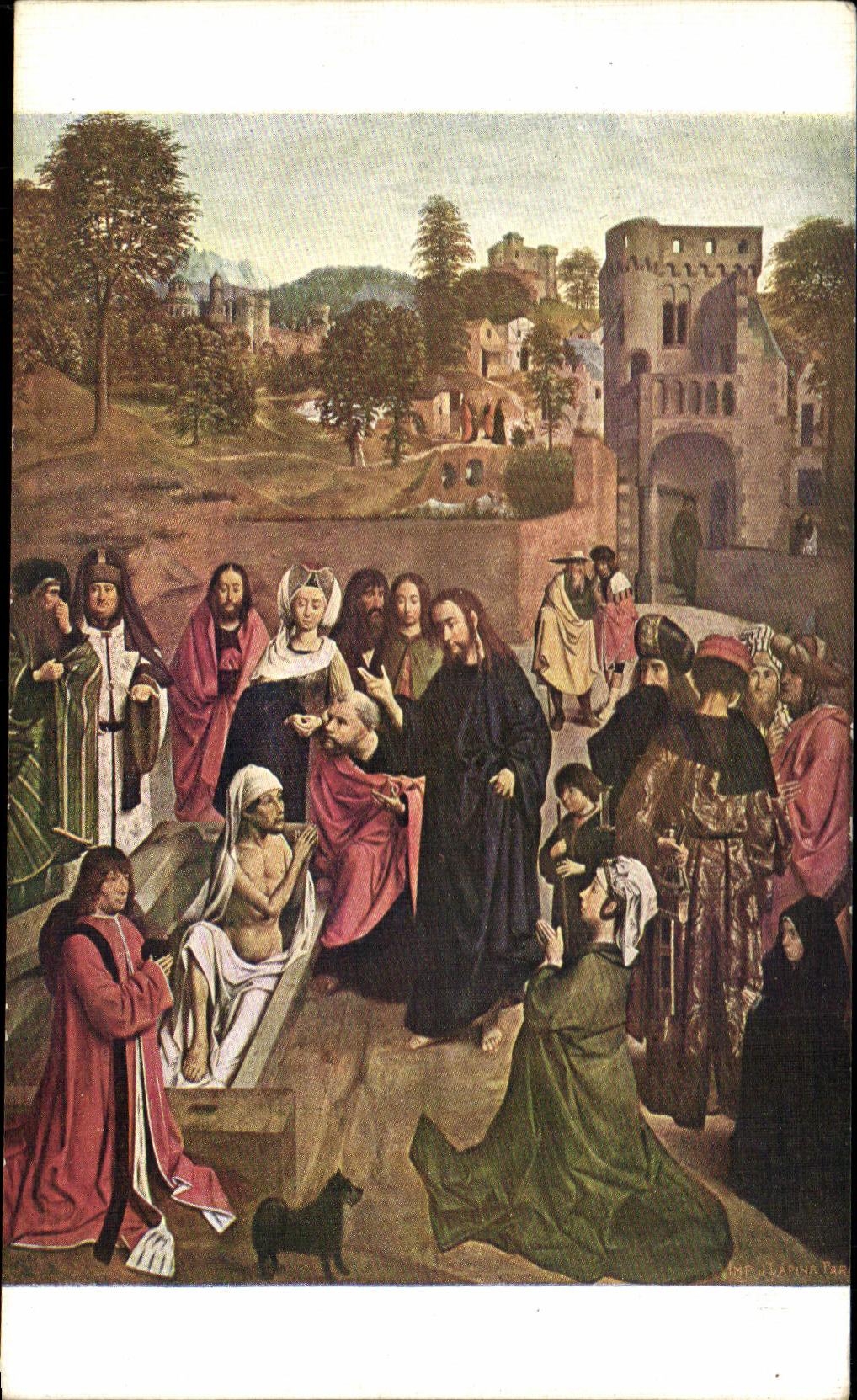 CPA Gerard de Saint Jean La resurrection de Lazare