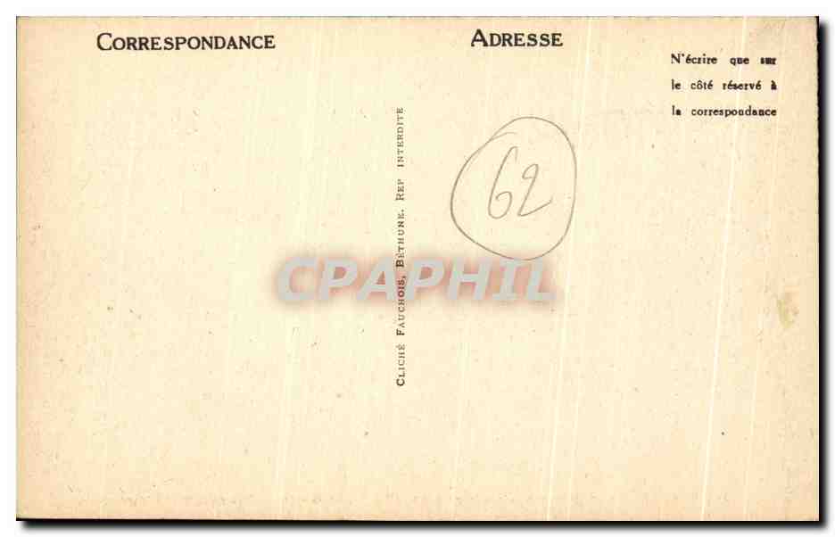 CPA Vimy Tranches Allemandes De 1ere ligne Militaria  — Rückseite