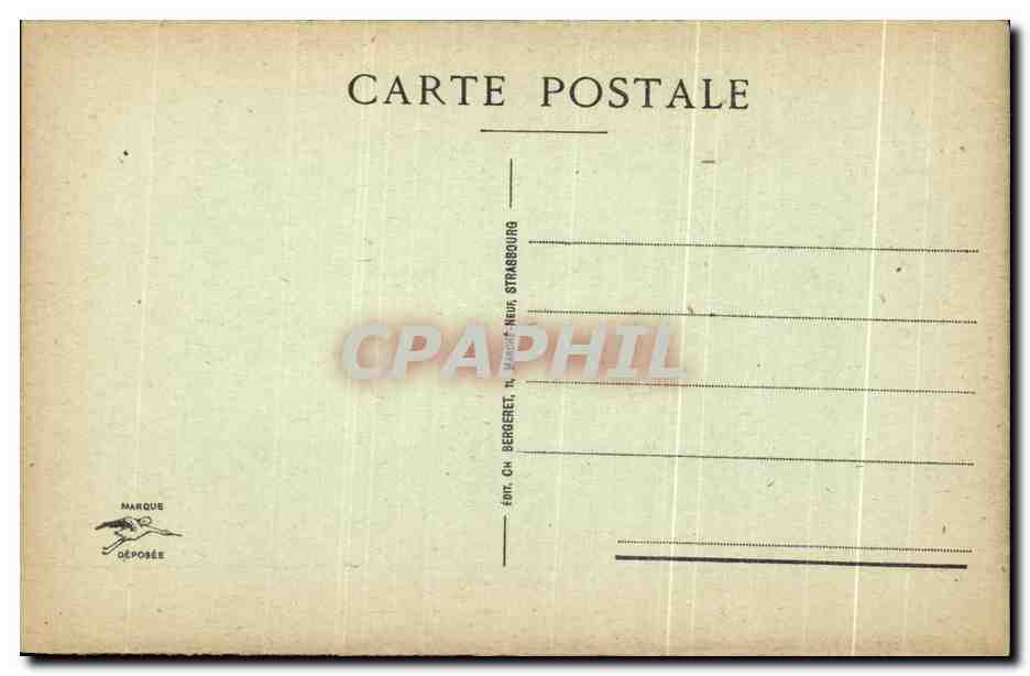 Reichackerkopf — Tombes de Soldats Allemands — Éditeur Ch. Bergeret, Strasbourg, n° 207 — Back