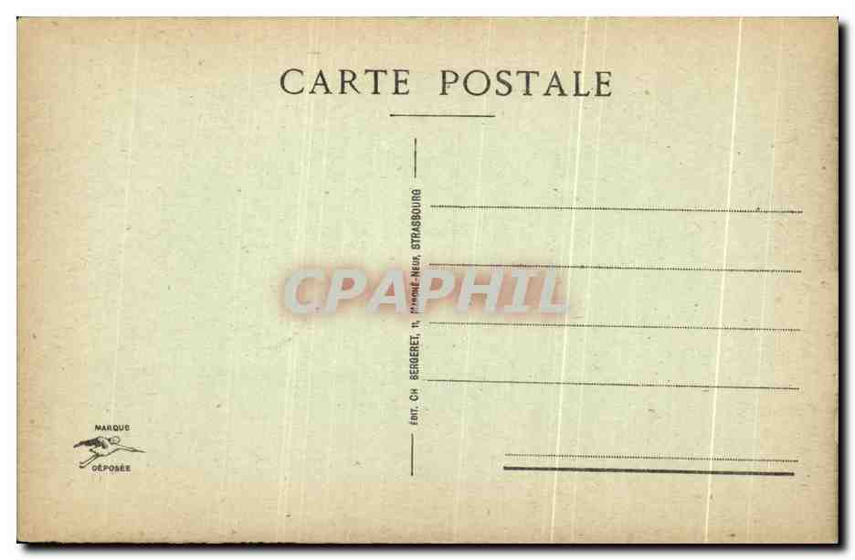 CPA Le Front Des Vosges Sondernach Les Ruines Du village Militaria — Verso
