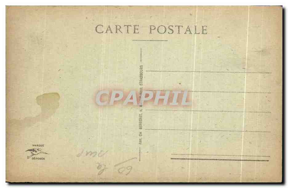 Le Front des Vosges — Reichackerkopf — Éditeur : Cie Bergeret, Strasbourg — Reverso