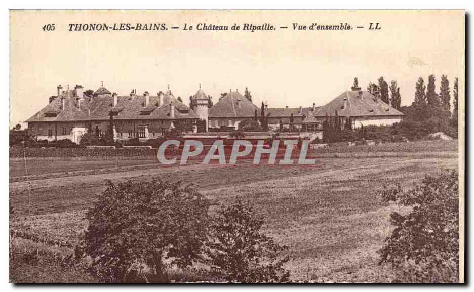 Thonon-les-Bains — Le Château de Ripaille — Vue d'ensemble — LL