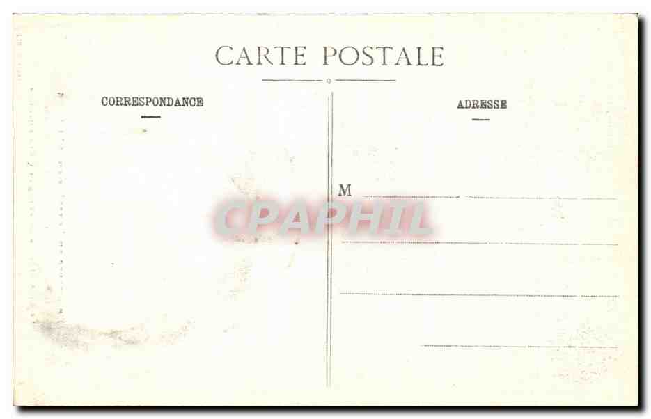 CPA La Guerre Lorraine en Gerbeviller La porte du bombardement de l'eglise qui a ete fracturee — Rückseite