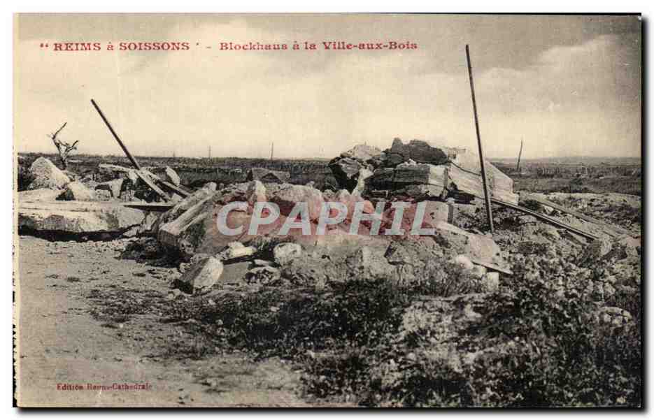 Reims à Soissons - Blockhaus à la Ville-aux-Bois — Édition Hanne-Cathedral