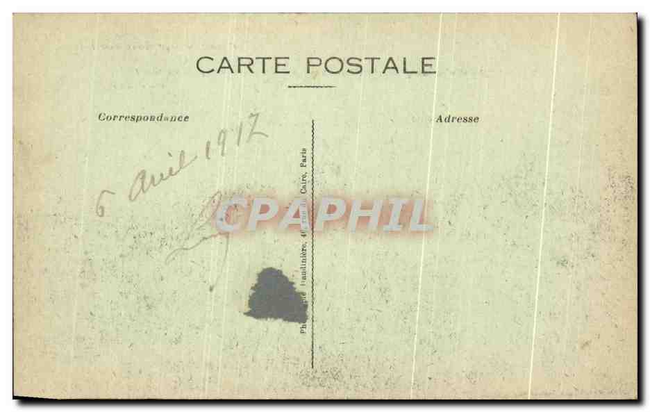 CPA La France reconquise Noyon Ce qur reste de la Gare Militaria — Rückseite