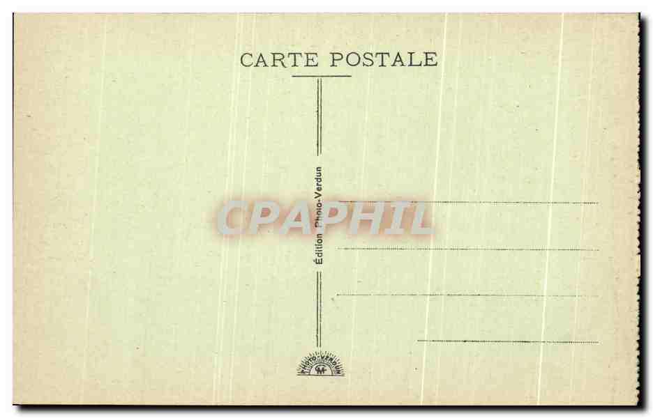 Bataille de Verdun — Bois et Ravin de la Caillette — Édition Photo-Verdun — Verso