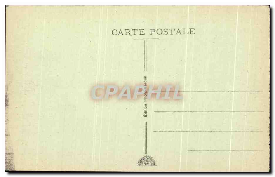 Bataille de Verdun — Ravin de la Dame (surnommé le Ravin de la Mort) — Vue prise des Carrières d'Haudromont — Édition Photo-Verdun — Reverso