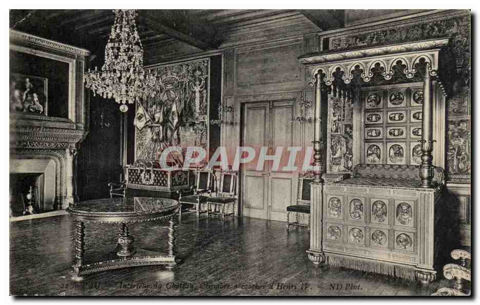 CPA Pau interieur du Chateau d'Henri IV
