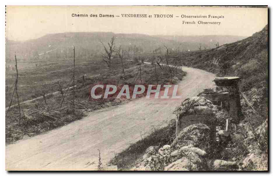 Chemin des Dames — Vendresse et Troyon — Observatoires Français