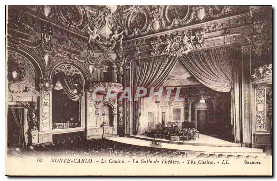 CPA Monte Carlo Le Casino La salle de Theatre 