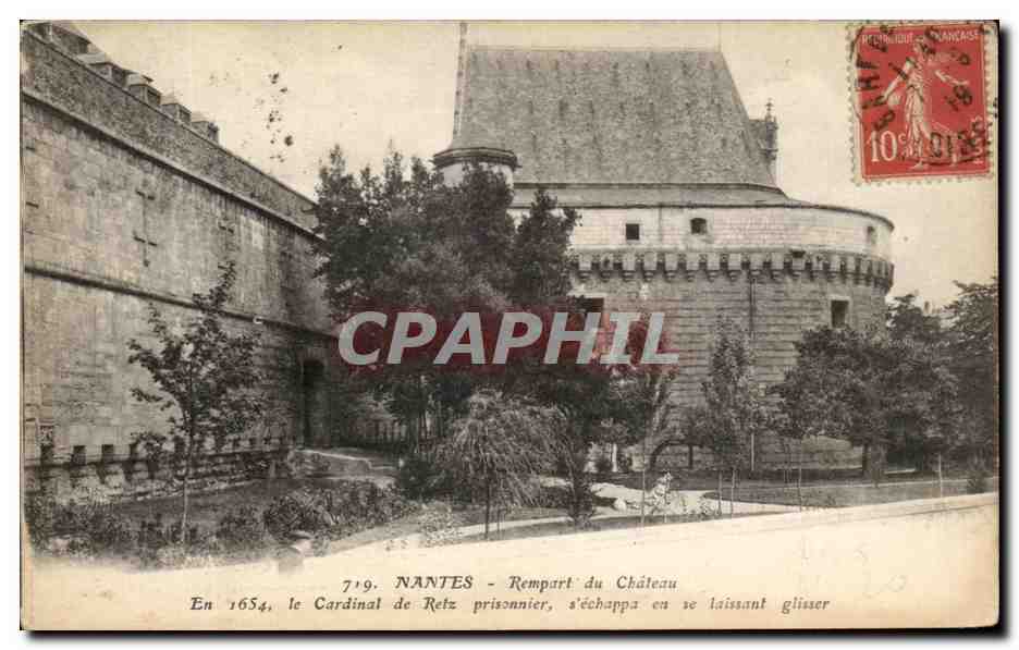 CPA Nantes Remparts de Chateau 