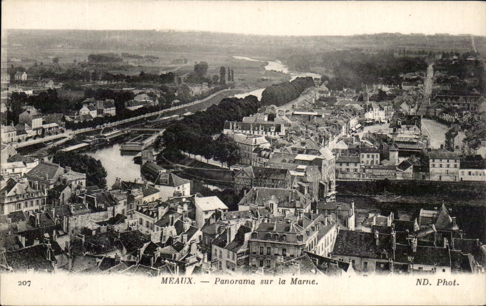 Meaux — Panorama sur la Marne — ND. Phot. n°207