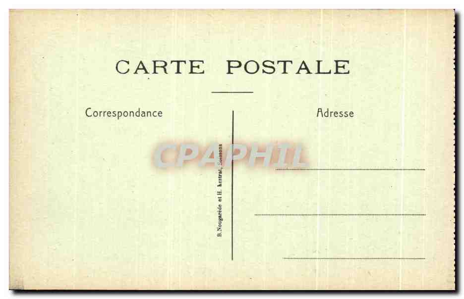 Chemin des Dames — Le Plateau de Californie et la vue vers Reims — B. Nougaredé et H. Ketrat, Sèvres — Verso