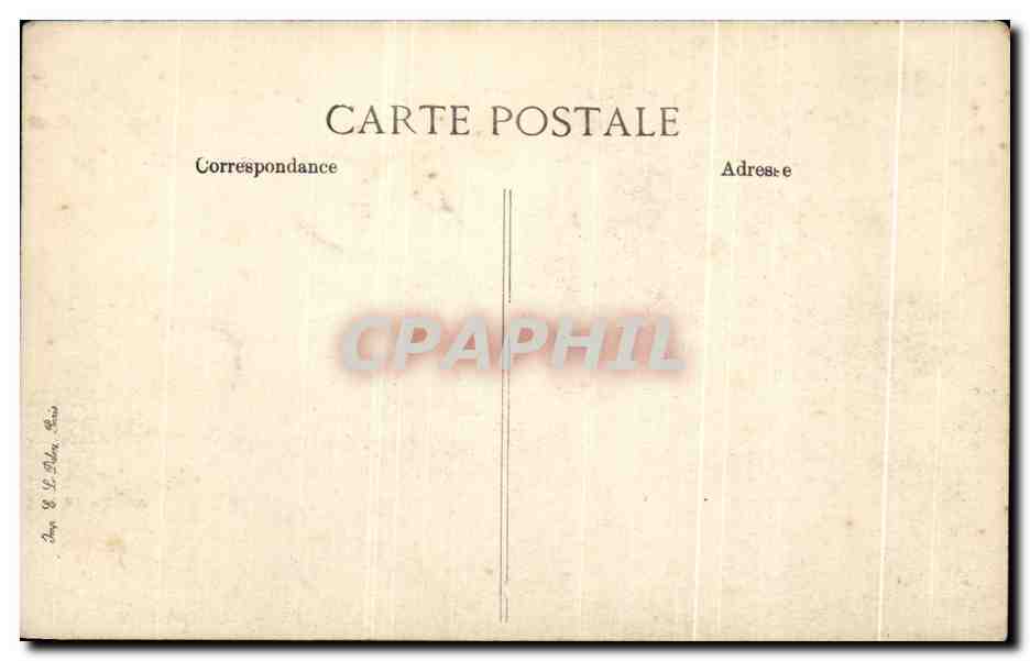 CPA Bataille de la Marne Sermaize les Bains La Place Militaria — Back