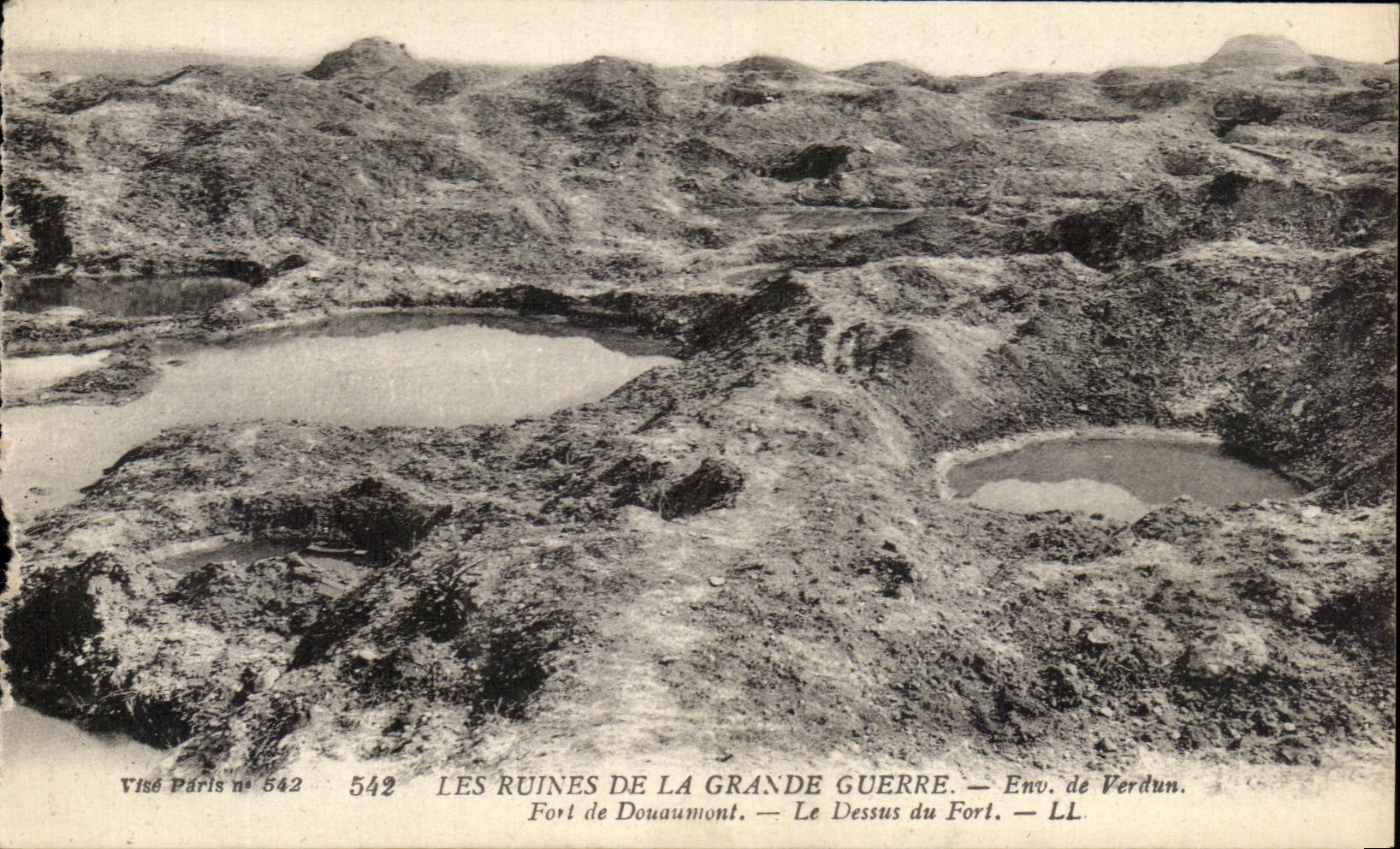 Les ruines de la Grande Guerre — Fort de Douaumont — Env. de Verdun — Visé Paris n° 542
