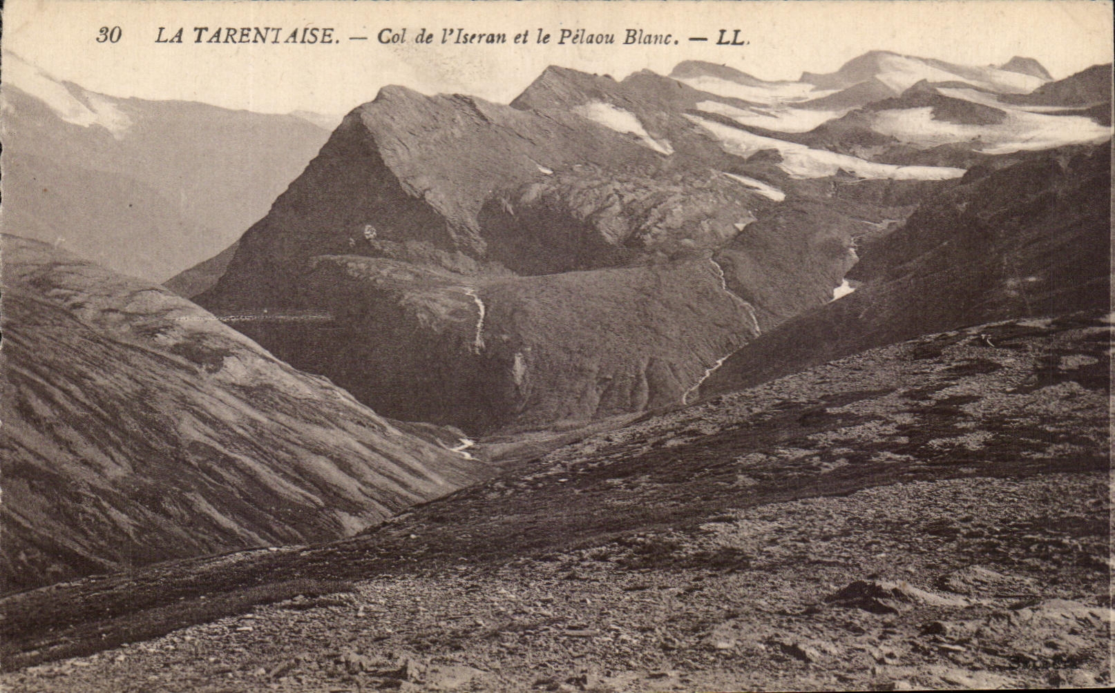 CPA La Tarentaise col de l'Iseran et le Pelaou Blanc