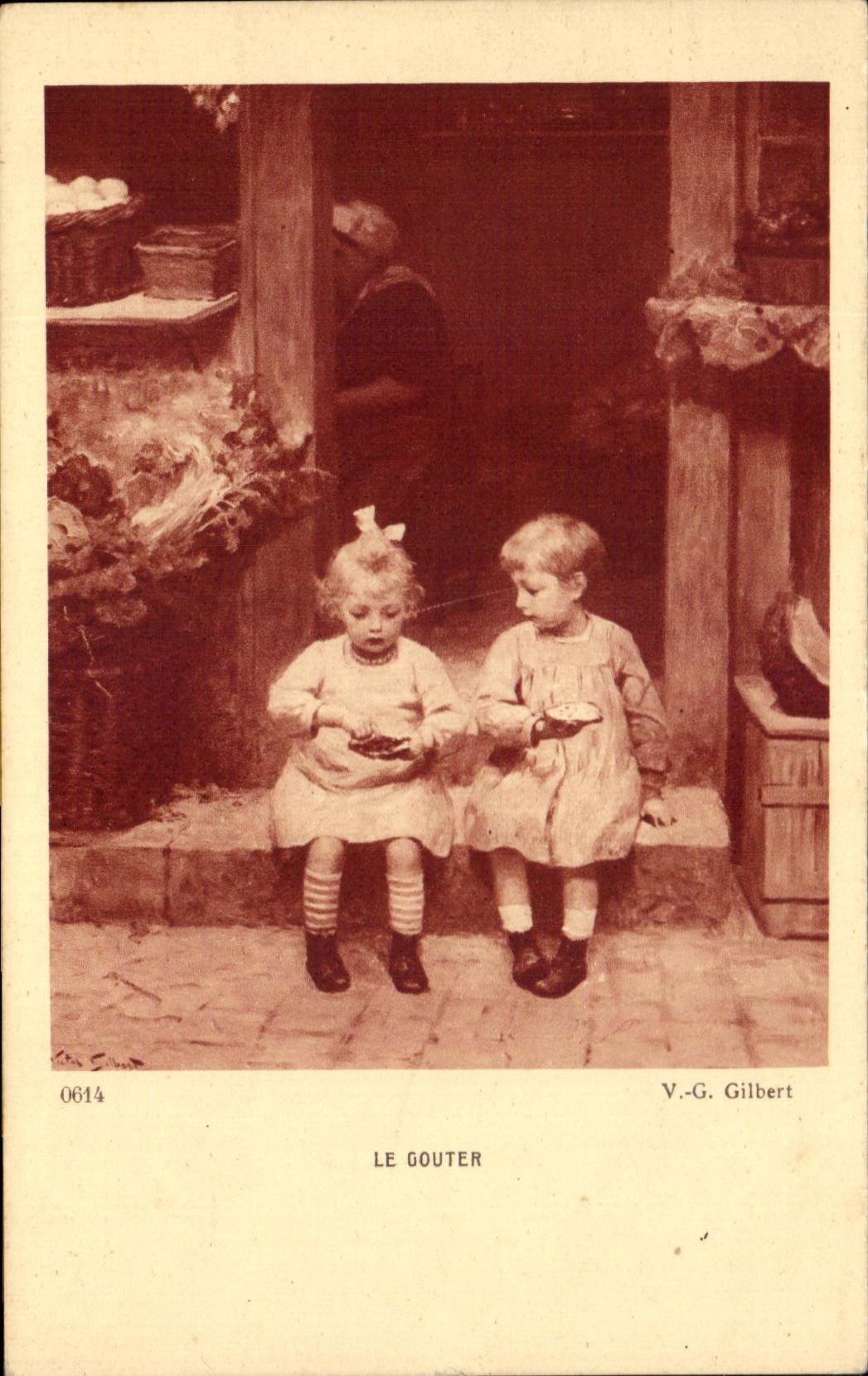 CPA Le Gouter Enfants Gilbert