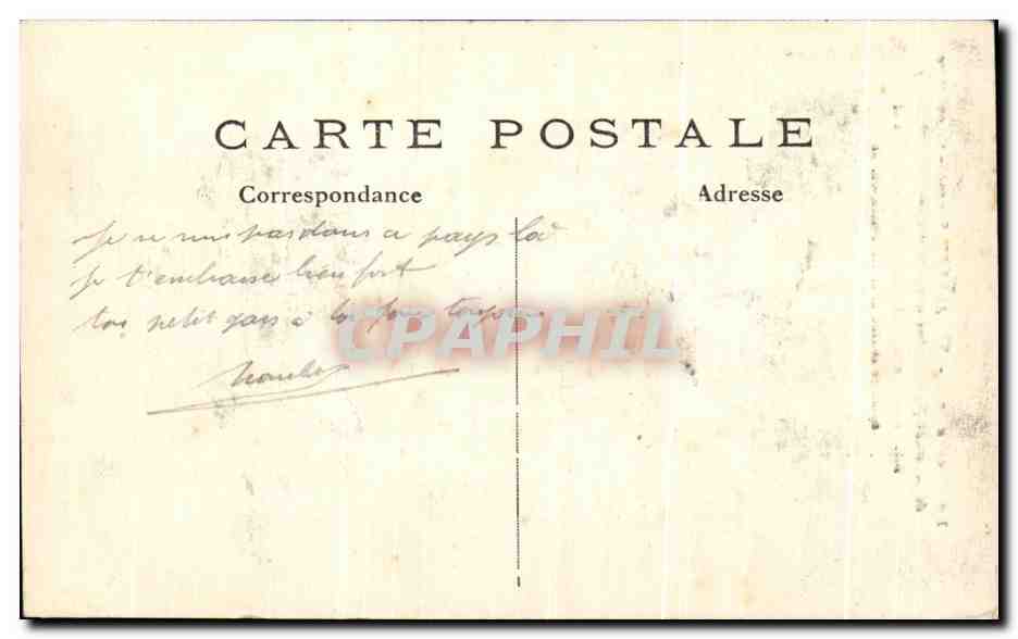 CPA Albert Ce Qui Reste de la Magnifique Eglise apres le dernier bombardement Militaria — Rückseite