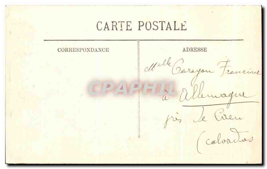 CPA Le Mont Saint Michel L'Abbaye Le Refectoire De Hotes — Verso