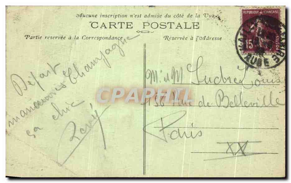 CPA Camp De Mailly Obusier De 400 mm Militaria  — Rückseite